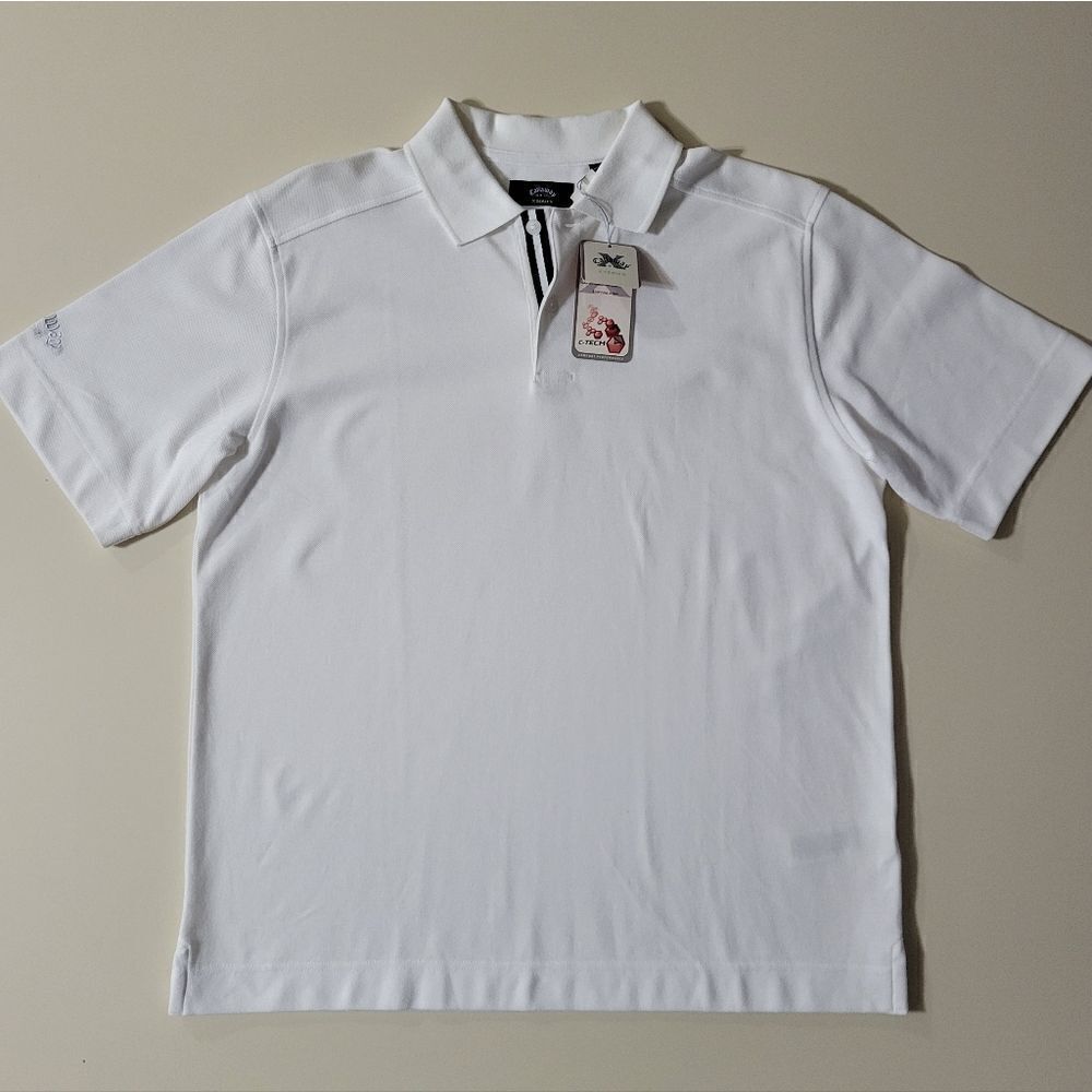 Callaway Men's White C-Tech X-Series Golf Polo